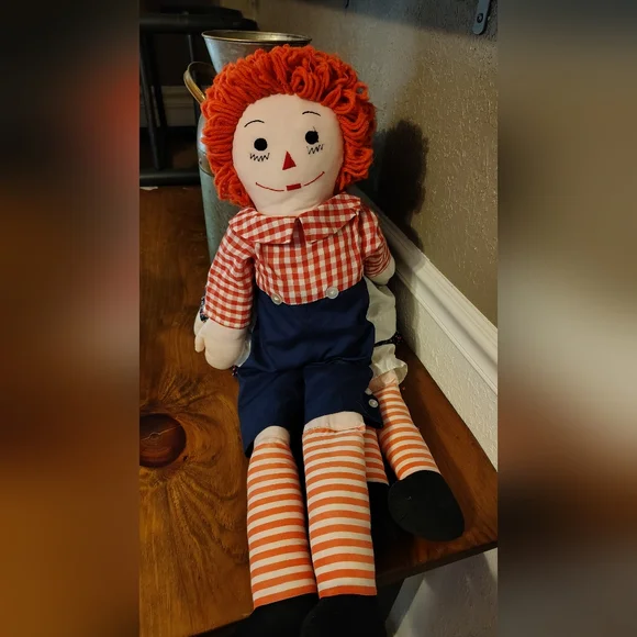 Vtg Large Raggedy Anne & Andy Dolls Lot Of 4 - Picture 14 of 14